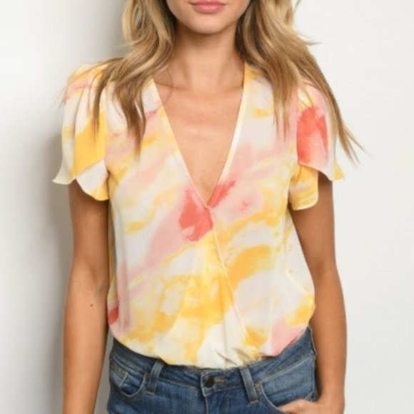 Tops - TIE DYE Bodysuit